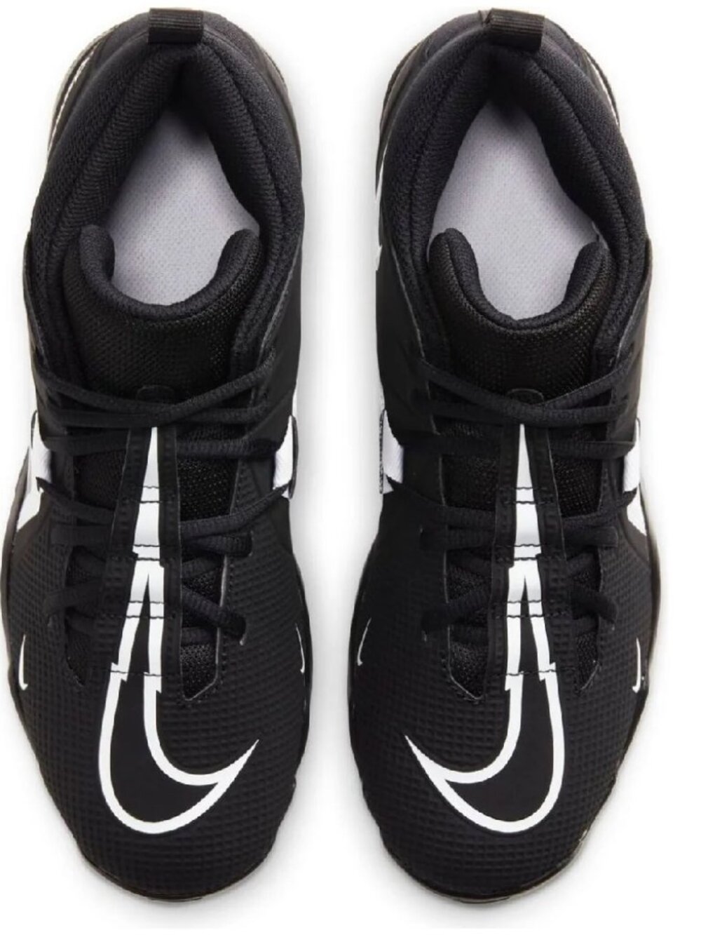 Nike Alpha Menace 3 Shark Football Cleats Men's Black White CV0582-001-178